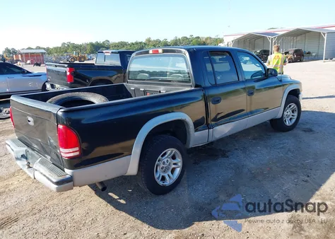 2002 Dodge Dakota Slt из США, поврежденный, VIN 1B7HL48X82S603451